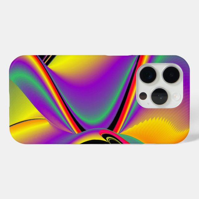 Coques Case-Mate iPhone La magie des couleurs Abstrait Rainbowart 3D (Verso (horizontal))