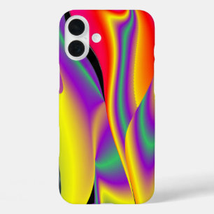 Coque Pour iPhone 16 Plus La magie des couleurs Abstrait Rainbowart 3D