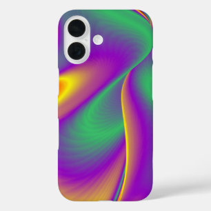 Coque Pour iPhone 16 La magie des couleurs Abstrait Rainbowart 3D