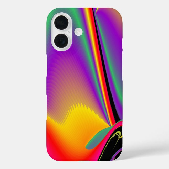 Coques Case-Mate iPhone La magie des couleurs Abstrait Rainbowart 3D (Verso)