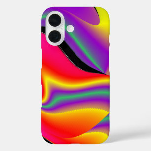 Coque Pour iPhone 16 La magie des couleurs Abstrait Rainbowart 3D