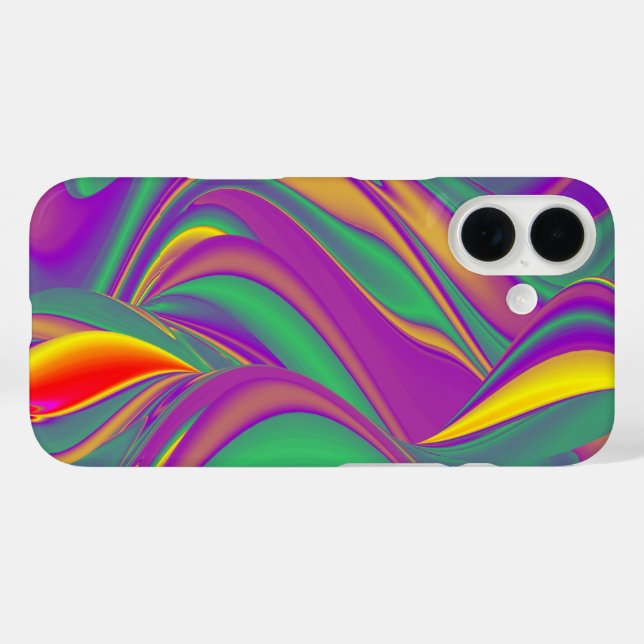 Coques Case-Mate iPhone La magie des couleurs Abstrait Rainbowart 3D (Verso (horizontal))
