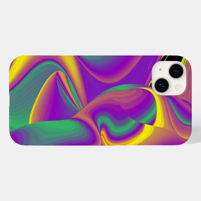 Coques Case-Mate iPhone La magie des couleurs Abstrait Rainbowart 3D (Verso (horizontal))