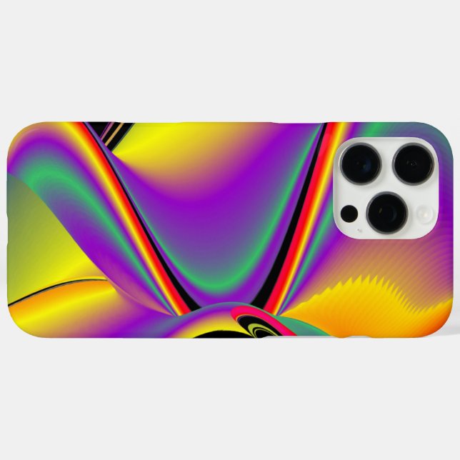 Coques Case-Mate iPhone La magie des couleurs Abstrait Rainbowart 3D (Verso (horizontal))