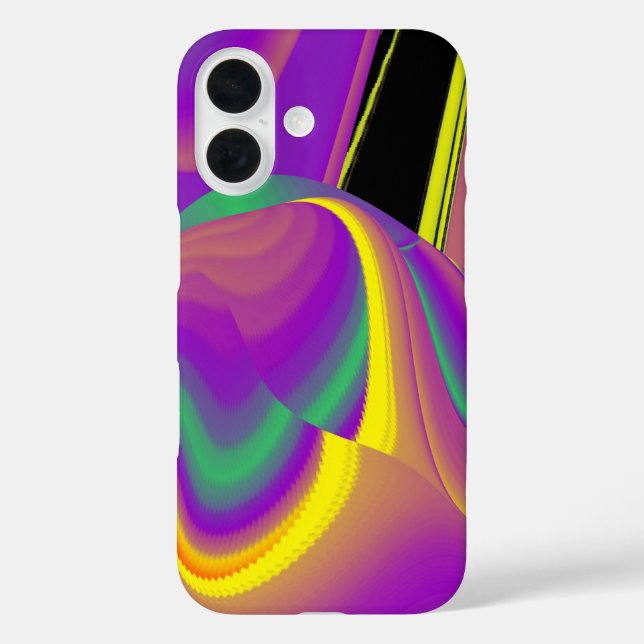 Coques Case-Mate iPhone La magie des couleurs Abstrait Rainbowart 3D (Verso)