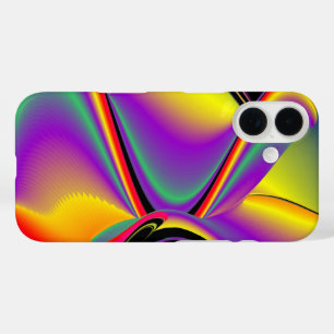 Coque Pour iPhone 16 La magie des couleurs Abstrait Rainbowart 3D