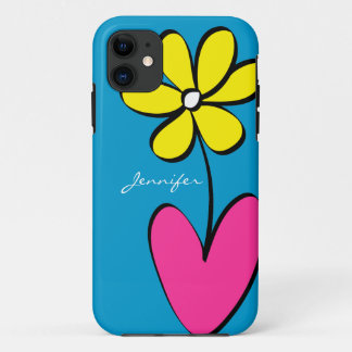 Coque Case-Mate iPhone La marguerite moderne a personnalisé la caisse de