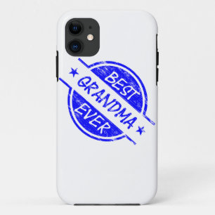 Coques Pour iPhone La meilleure grand-maman toujours bleue