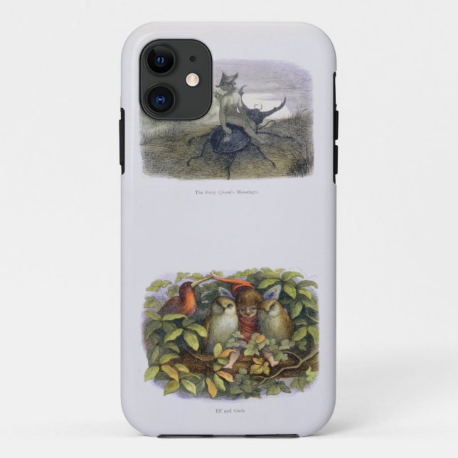 Coques Case-Mate iPhone La messagère de la Reine féerique, et Elf et (Dos)