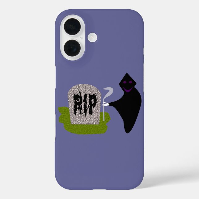 Coques Case-Mate iPhone La mort dans le cimetière Halloween (Verso)