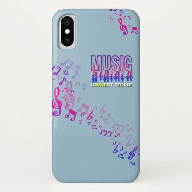 Coques Case-Mate iPhone La musique connecte les gens | (Dos)