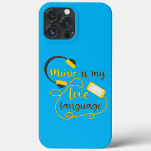 Case-Mate iPhone Case La musique est ma langue d'amour phrase romantique