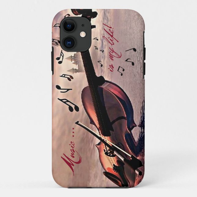 Coques Case-Mate iPhone La musique est ma vie ! (Dos)