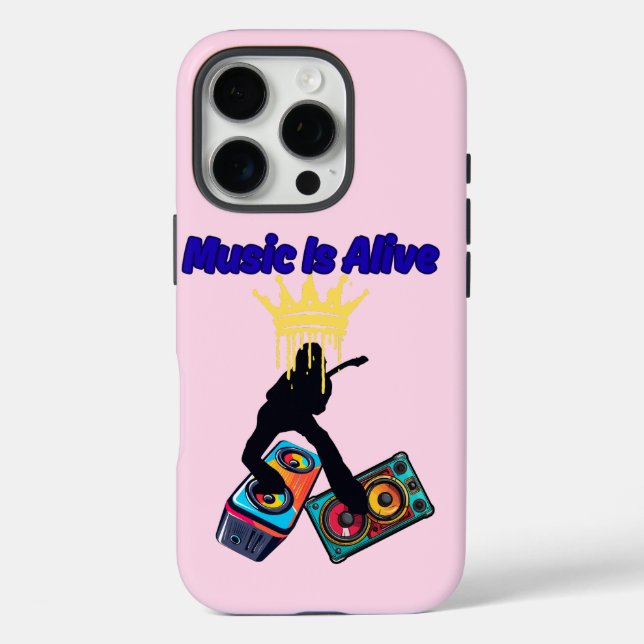 Coques Case-Mate iPhone La musique est vivante (Verso)