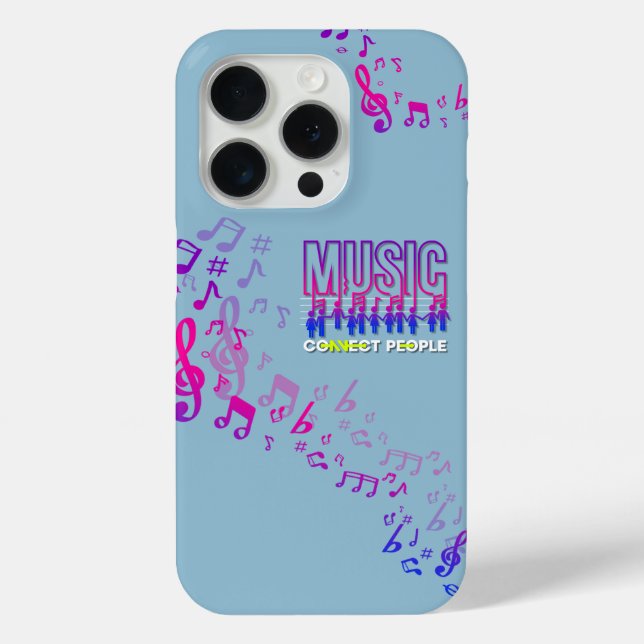 Coques Case-Mate iPhone La musique rapproche les gens | (Verso)