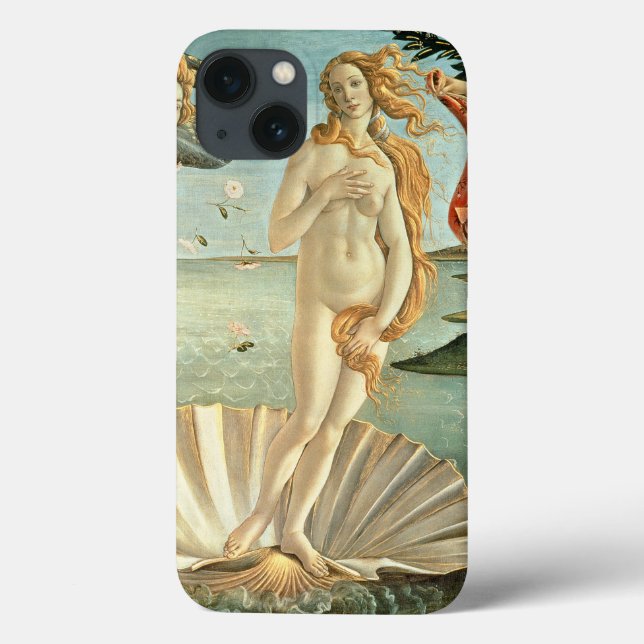 Coques Case-Mate iPhone La naissance de Vénus, c.1485 (tempera sur la (Verso)