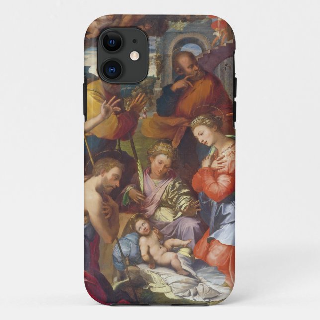 Coques Case-Mate iPhone La Nativité, 1534 (huile sur panneau) (Dos)