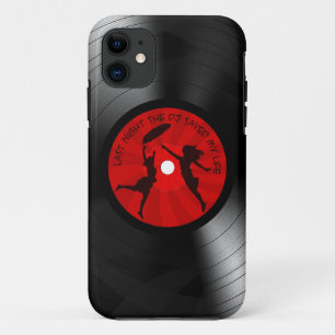 Case-Mate iPhone Case La nuit dernière le DJ a sauvé mon noir de disqu