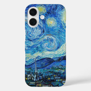 Coque Pour iPhone 16 La nuit étoilée de Vincent Van Gogh