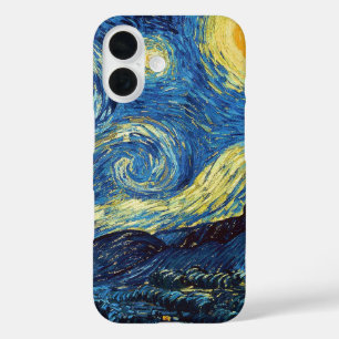 Coque Pour iPhone 16 La nuit étoilée par Vincent Van Gogh