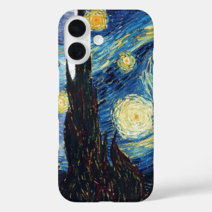Coque Pour iPhone 16 La nuit étoilée par Vincent Van Gogh