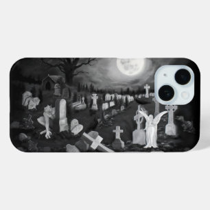 Coque Case-Mate iPhone La nuit sur le cimetière - Angel avec Diable