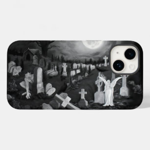 Coque Case-Mate iPhone La nuit sur le cimetière - Angel avec Diable