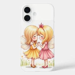 La paire de fées d'amour iPhone 16 Coques