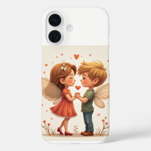 La paire de fées d'amour iPhone 16 Coques