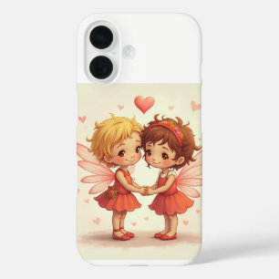 La paire de fées d'amour iPhone 16 Coques