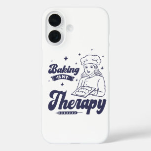 Coque Pour iPhone 16 La pâtisserie est ma thérapie, Cadeaux drôles pour