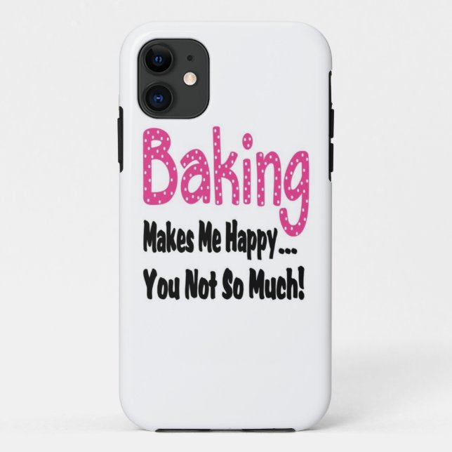 Coques Case-Mate iPhone La pâtisserie me rend heureux (Dos)