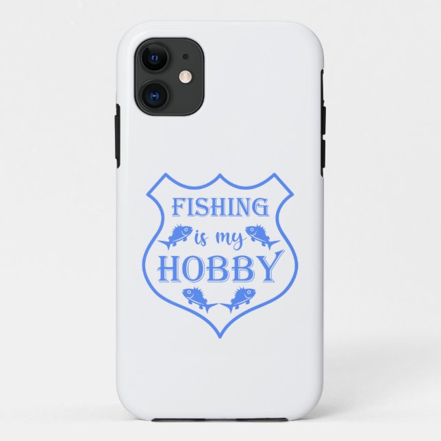 Coques Case-Mate iPhone La pêche est ma citation de bouclier de hobby sur  (Dos)