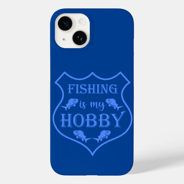 Coques Case-Mate iPhone La pêche est ma citation de bouclier de loisir sur (Verso)