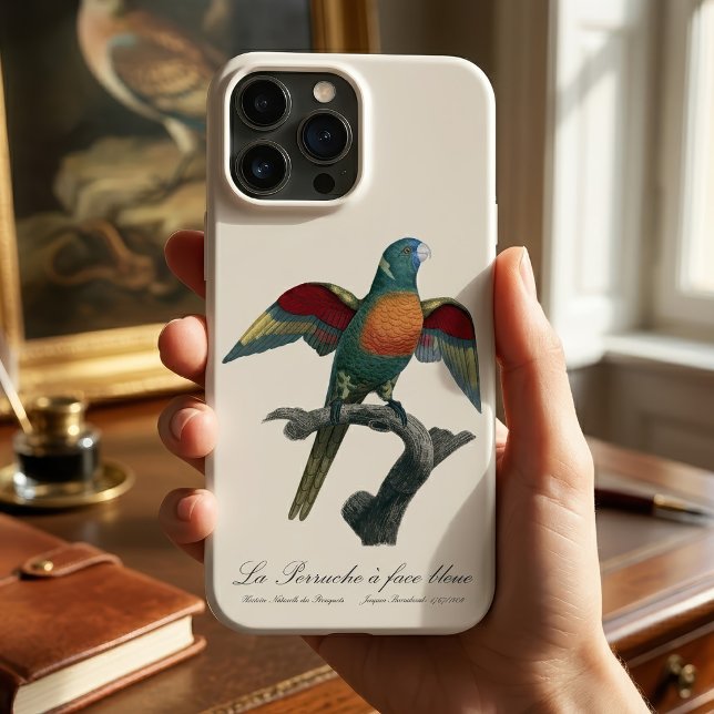 Coques Case-Mate iPhone La Perruche une face bleue (Coconut Lorikeet, Trichoglossus haematodus. iPhone Case)