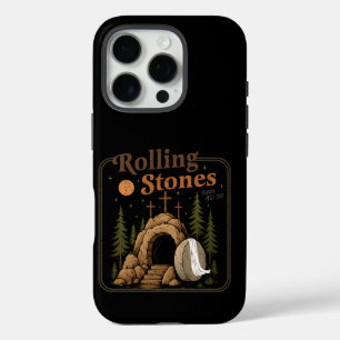 Coque iPhone 16 Pro La Pierre A Été Roulée Il Est Vivant Pâques