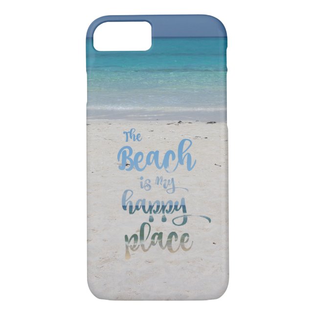 Coques Case-Mate iPhone La plage est mon Happy Place (Dos)