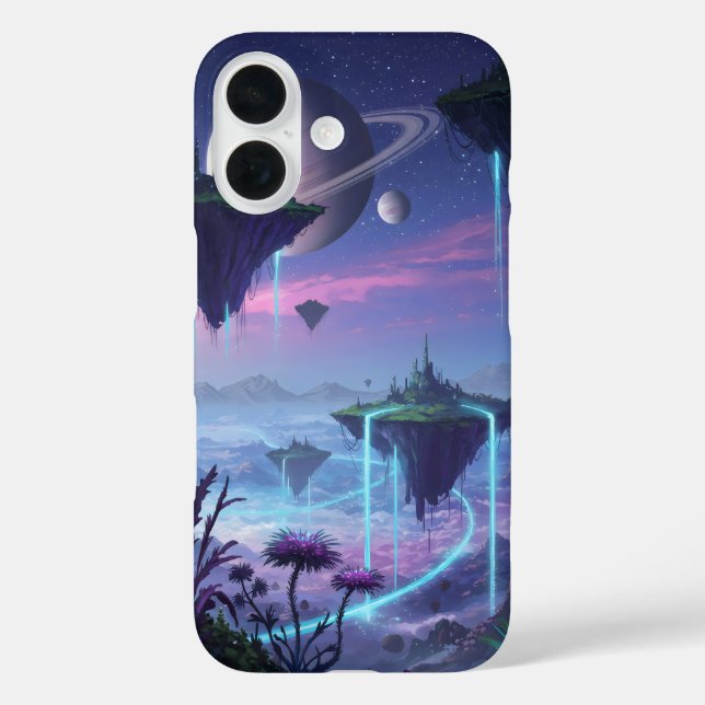 Coques Case-Mate iPhone La planète Alien a des îles flottantes anti-gravit (Verso)