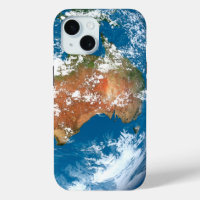 La Planète Terre Montre Des Nuages Sur L'Australie