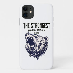 Case-Mate iPhone Case La plus forte ours de Papa, Fête des pères Personn