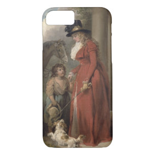 Coques Pour iPhone La porte du châtelain, c.1790 (huile sur la toile)