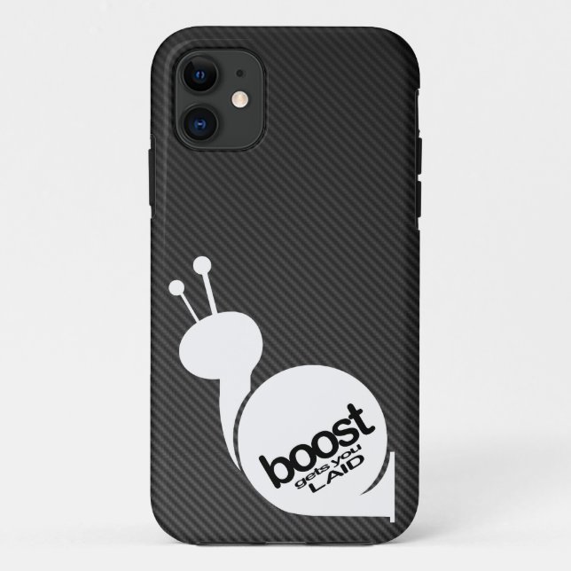 Coques Case-Mate iPhone La poussée vous obtient l'escargot étendu avec la (Dos)