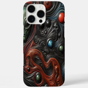 Coque iPhone 16 Pro Max La présence mystérieuse d'Aliens dans l'art cosmiq