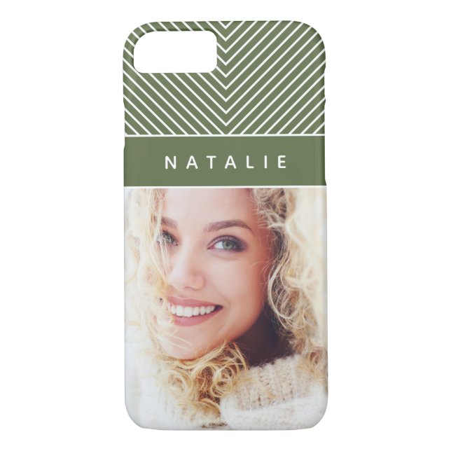 Coques Case-Mate iPhone La rayure géométrique moderne, audacieuse, (Dos)