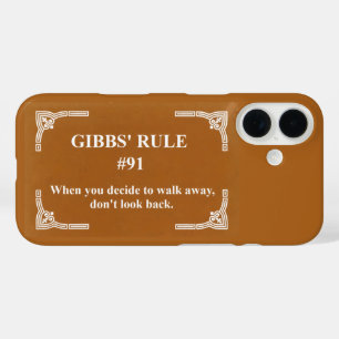 Coque Pour iPhone 16 la règle 91 de Gibbs