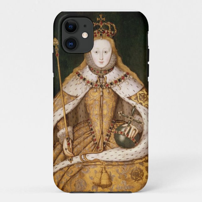 Coques Case-Mate iPhone La Reine Elizabeth I dans des robes longues de (Dos)
