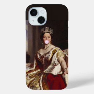 Coque Case-Mate iPhone La reine Victoria souffle une gomme à bulle rose