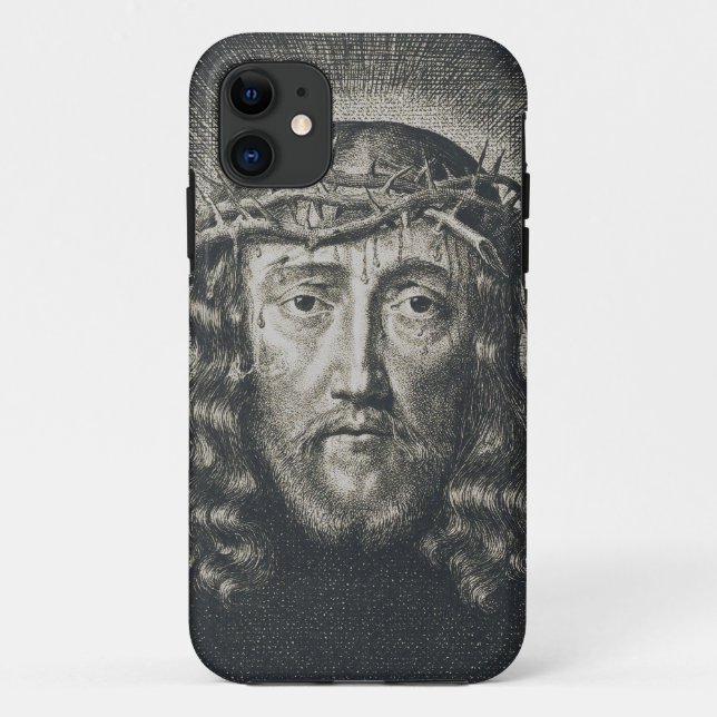 Coques Case-Mate iPhone La Sainte Face couronnée d'épines (Dos)