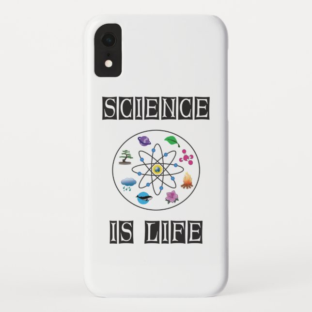 Coques Case-Mate iPhone La science est la vie (Dos)