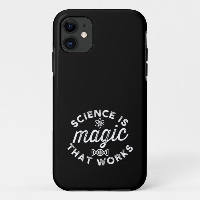 COQUES Case-Mate iPhone LA SCIENCE EST UNE MAGIE QUI FONCTIONNE (Dos)
